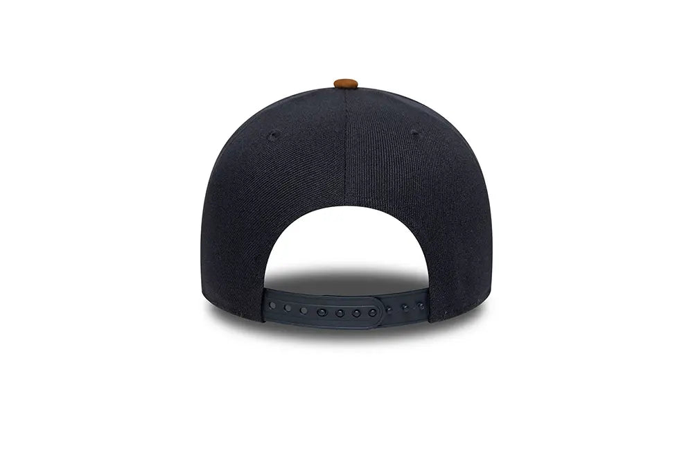 New Era 9FORTY E-Frame Tigers MLB Suede Visor Bleu marine New Era