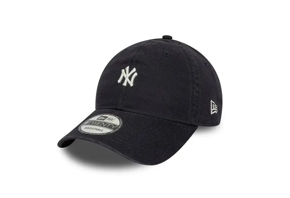 New Era Casquette 9TWENTY NY Yankees MLB Mini Logo Washed Marine New Era
