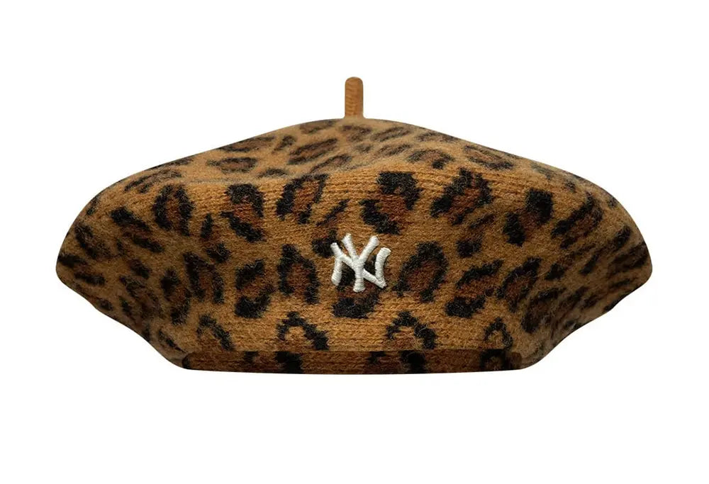 New Era Béret New York Yankees MLB Leopard Beige New Era