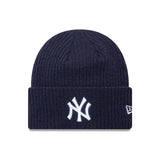 New Era Bonnet Wide Cuff Knit NY Yankees MLB - Bleu Marine - New Era