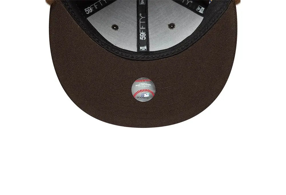 New Era Casquette 59FIFTY Dogear NY Yankees World Series Marron New Era