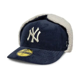 New Era Casquette 59FIFTY Fitted Dogear NY Yankees MLB Cord Navy New Era