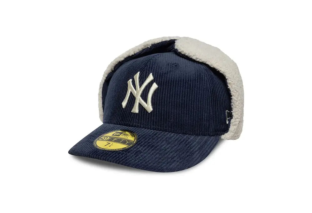 New Era Casquette 59FIFTY Fitted Dogear NY Yankees MLB Cord Navy New Era