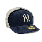 New Era Casquette 59FIFTY Fitted Dogear NY Yankees MLB Cord Navy New Era