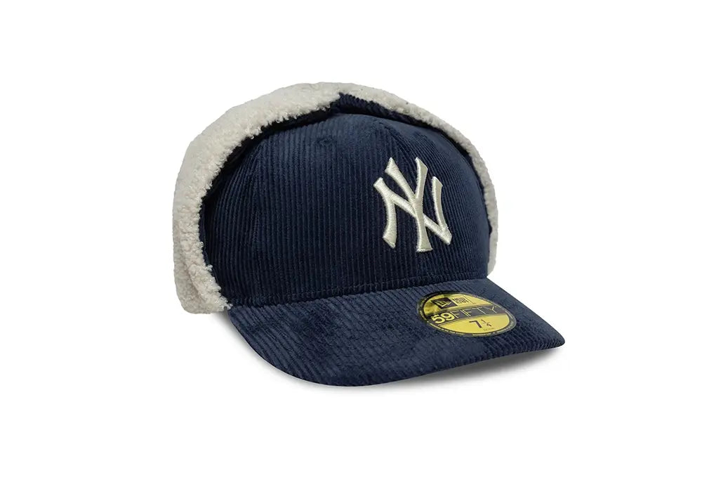 New Era Casquette 59FIFTY Fitted Dogear NY Yankees MLB Cord Navy New Era