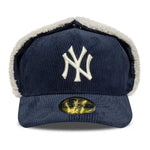 New Era Casquette 59FIFTY Fitted Dogear NY Yankees MLB Cord Navy New Era