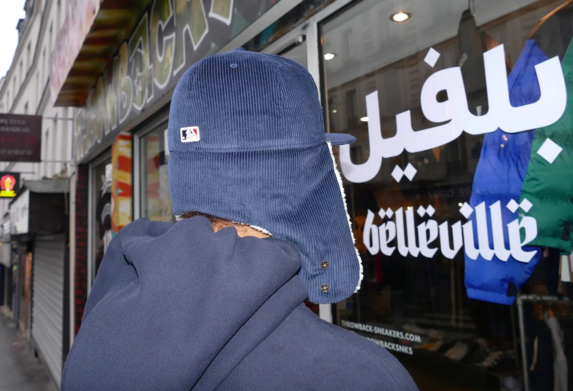 New Era Casquette 59FIFTY Fitted Dogear NY Yankees MLB Cord Navy New Era