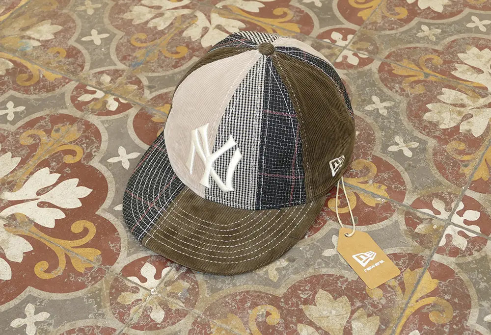 New Era Casquette 9FIFTY Retro Crown NY Yankees MLB Patchwork Marron New Era
