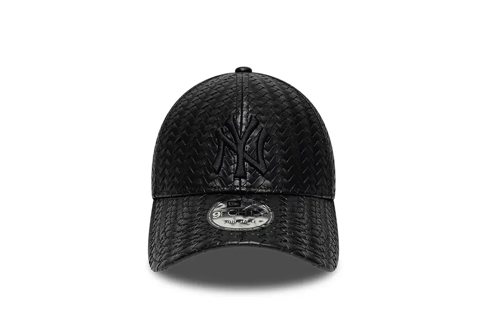New Era Casquette 9FORTY NY Yankees MLB PU Weave Noir New Era