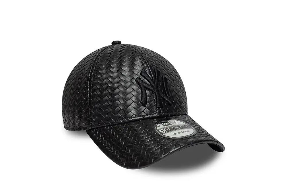 New Era Casquette 9FORTY NY Yankees MLB PU Weave Noir New Era