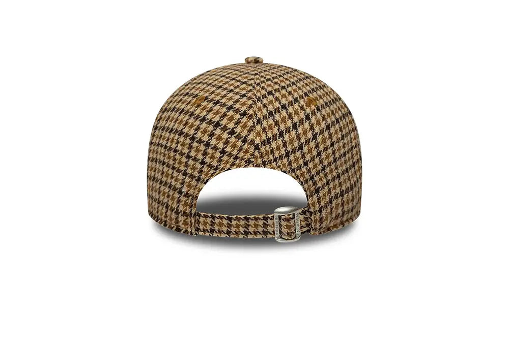 New Era Casquette 9TWENTY A-Frame Check NY Yankees MLB Beige New Era