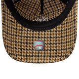 New Era Casquette 9TWENTY A-Frame Check NY Yankees MLB Beige New Era