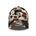 New Era Casquette 9TWENTY NY Yankees Animal Print Beige New Era