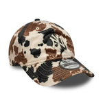New Era Casquette 9TWENTY NY Yankees Animal Print Beige New Era