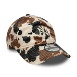 New Era Casquette 9TWENTY NY Yankees Animal Print Beige New Era