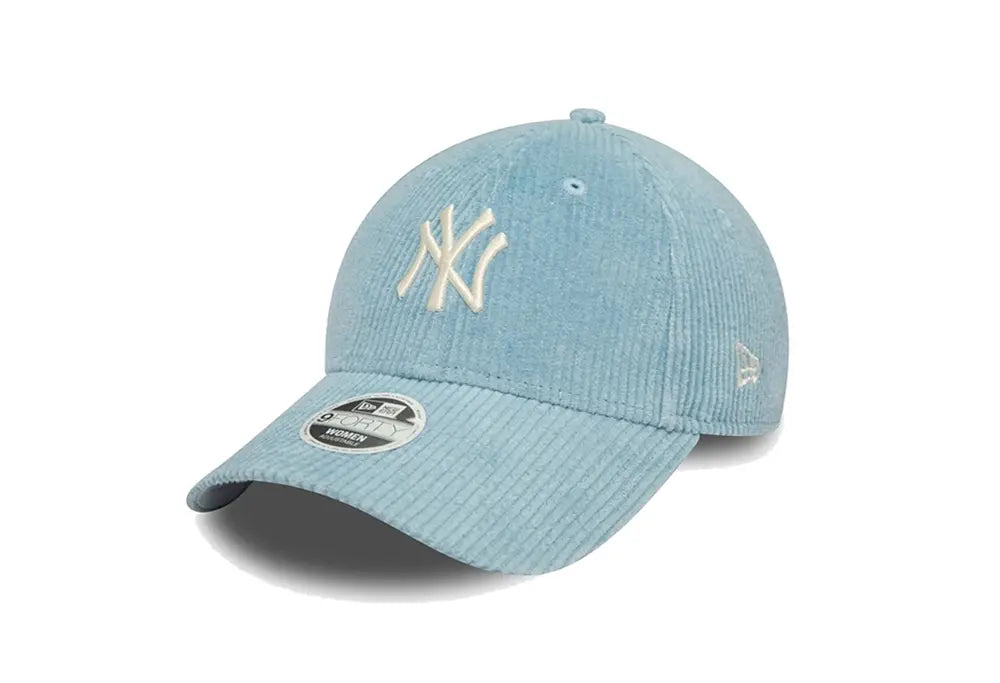 New Era Casquette NY Yankees Velour 9Forty Bleu Pastel New Era