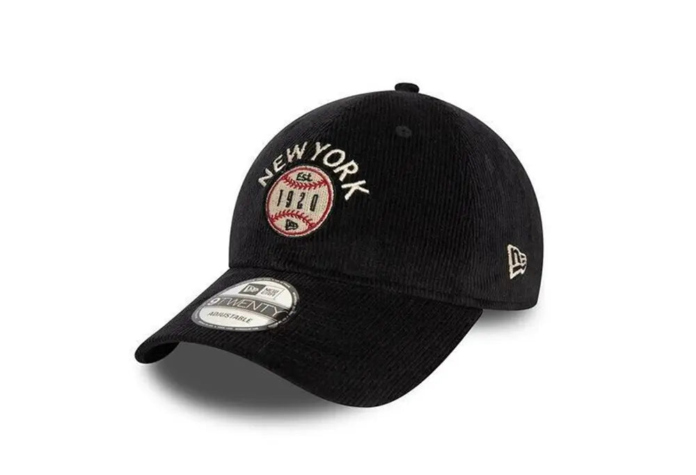 New Era Casquette New York 1920 Velour 9Twenty Black New Era