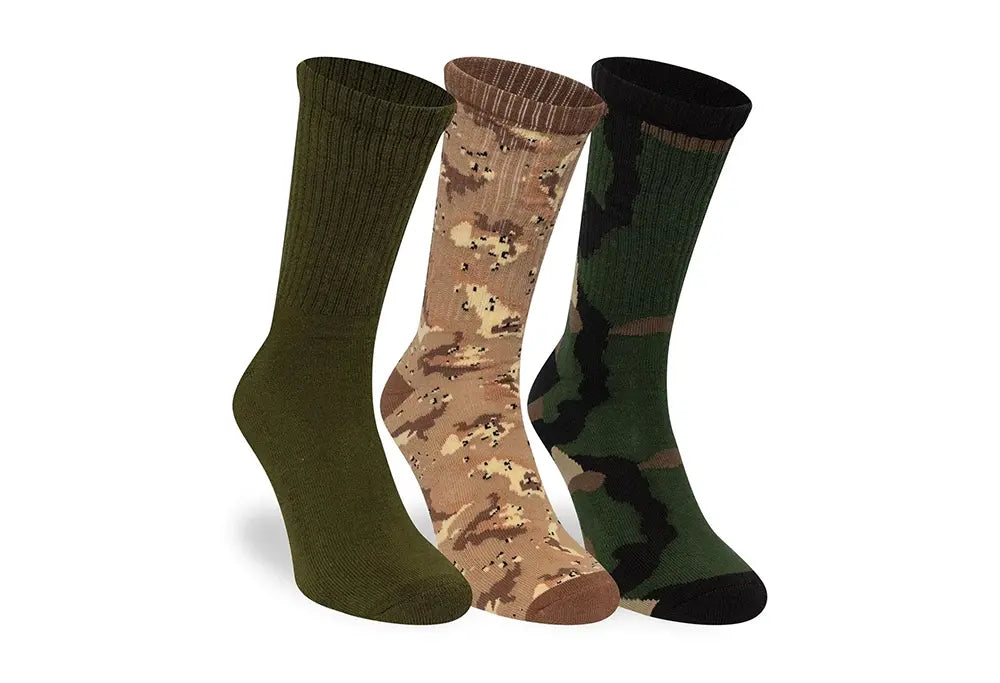 New Era Chaussettes Crew 3 Pack Camo New Era