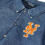 New Era MLB Denim Coach Jacket NY METS New Era