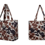 New Era NY Yankees MLB Cow Tote Bag Animal Print Beige New Era