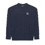 New Era Pull en maille NY Yankees MLB Bleu Marine New Era