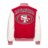 SF 49ers Satin Bomber Jacket