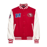 SF 49ers Satin Bomber Jacket