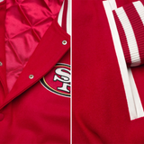 SF 49ers Satin Bomber Jacket