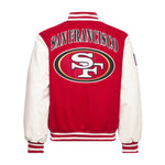 New Era San Francisco 49ers NFL Patch Red Varsity Jacket New Era