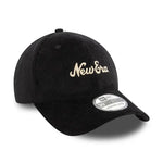 New Era Script Velour Black 39THIRTY Stretch New Era