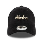 New Era Script Velour Black 39THIRTY Stretch New Era