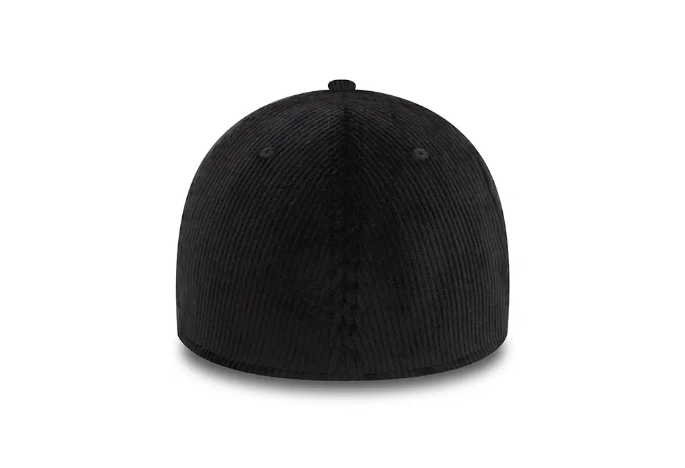 New Era Script Velour Black 39THIRTY Stretch New Era