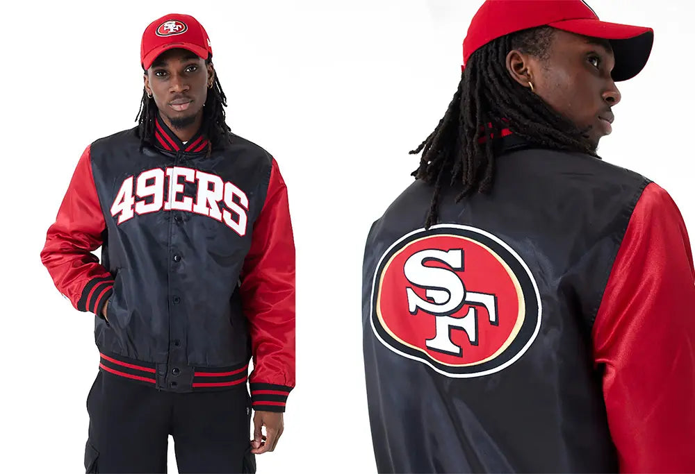 New Era Veste Bomber Satin SF 49ers New Era