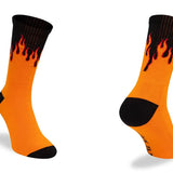 New Era chaussettes Flamme orange New Era