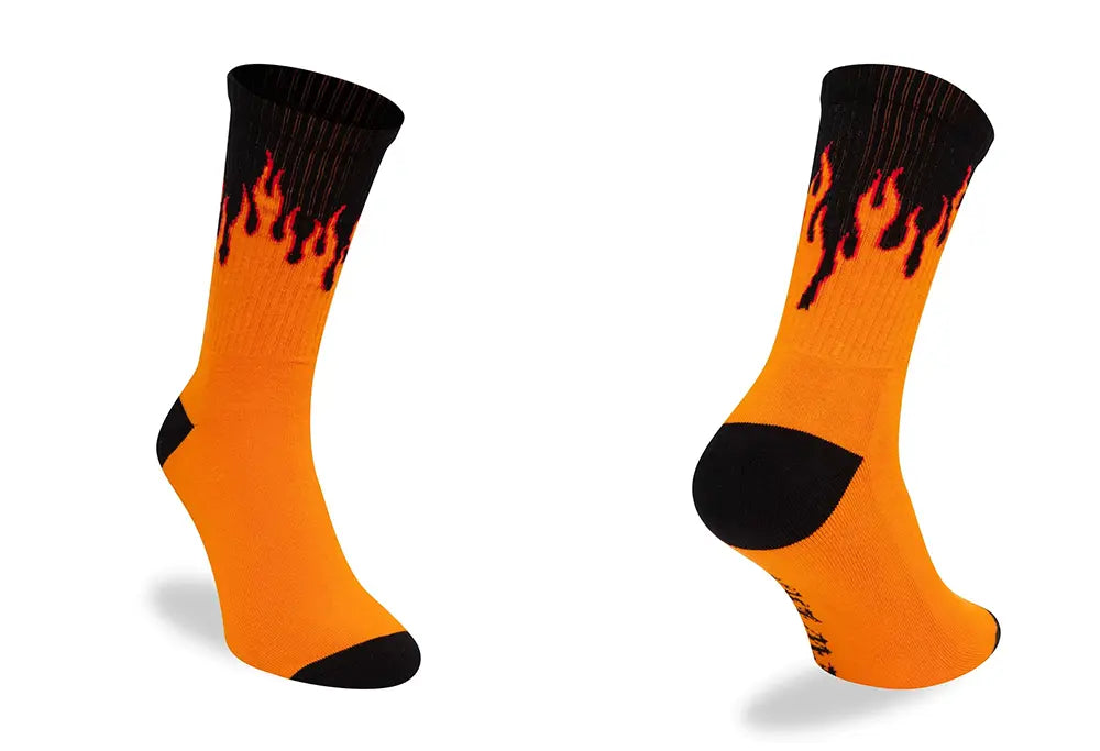 New Era chaussettes Flamme orange New Era