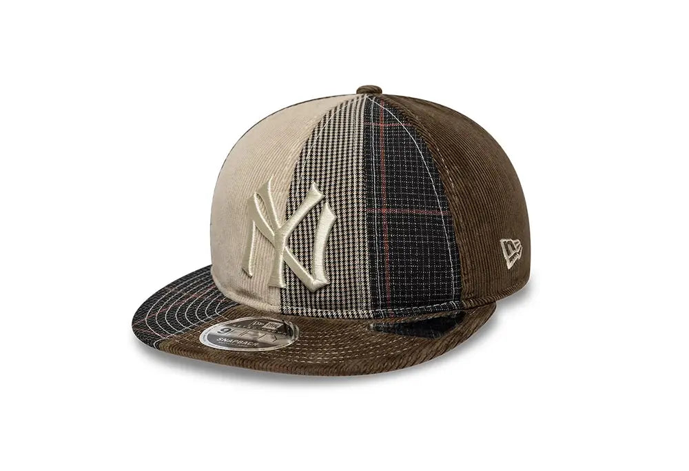 New Ere Casquette 9FIFTY Retro Crown NY Yankees MLB Patchwork Marron New Era