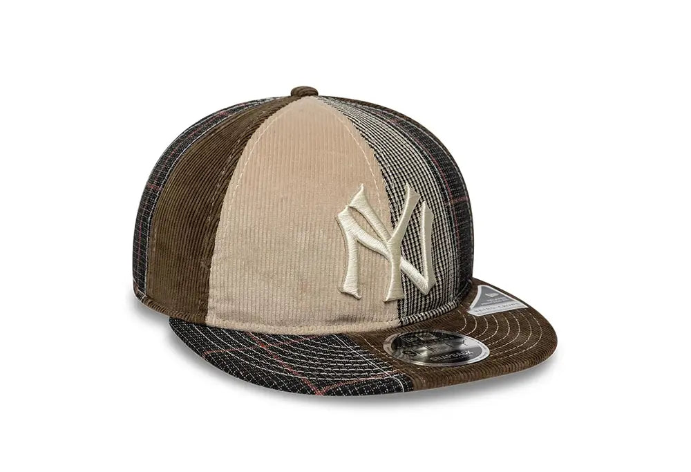 New Ere Casquette 9FIFTY Retro Crown NY Yankees MLB Patchwork Marron New Era