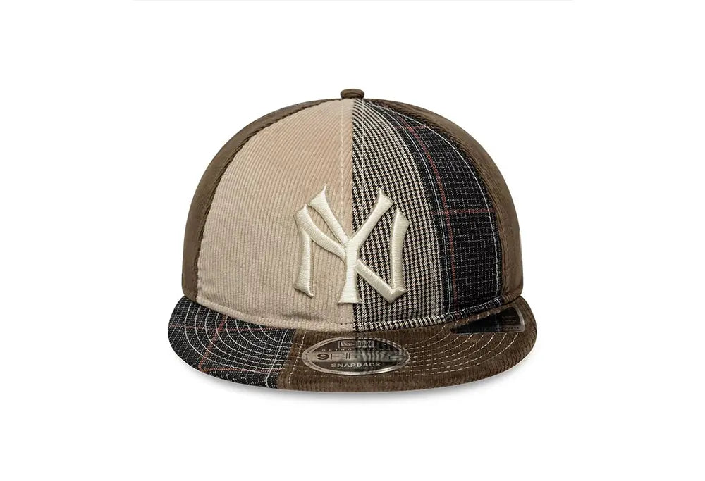 New Ere Casquette 9FIFTY Retro Crown NY Yankees MLB Patchwork Marron New Era