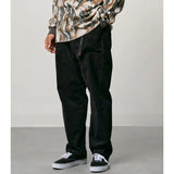 Pantalon Gramicci Loose Tapered Ridge en Velours Noir Gramicci