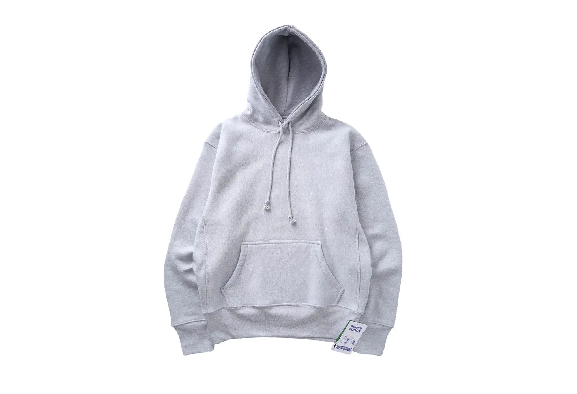 Power Goods Super Weight Hoodie heather Grey Power Goods