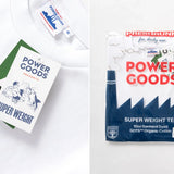 Power Goods Super Weight T-Shirt Blanc Power Goods