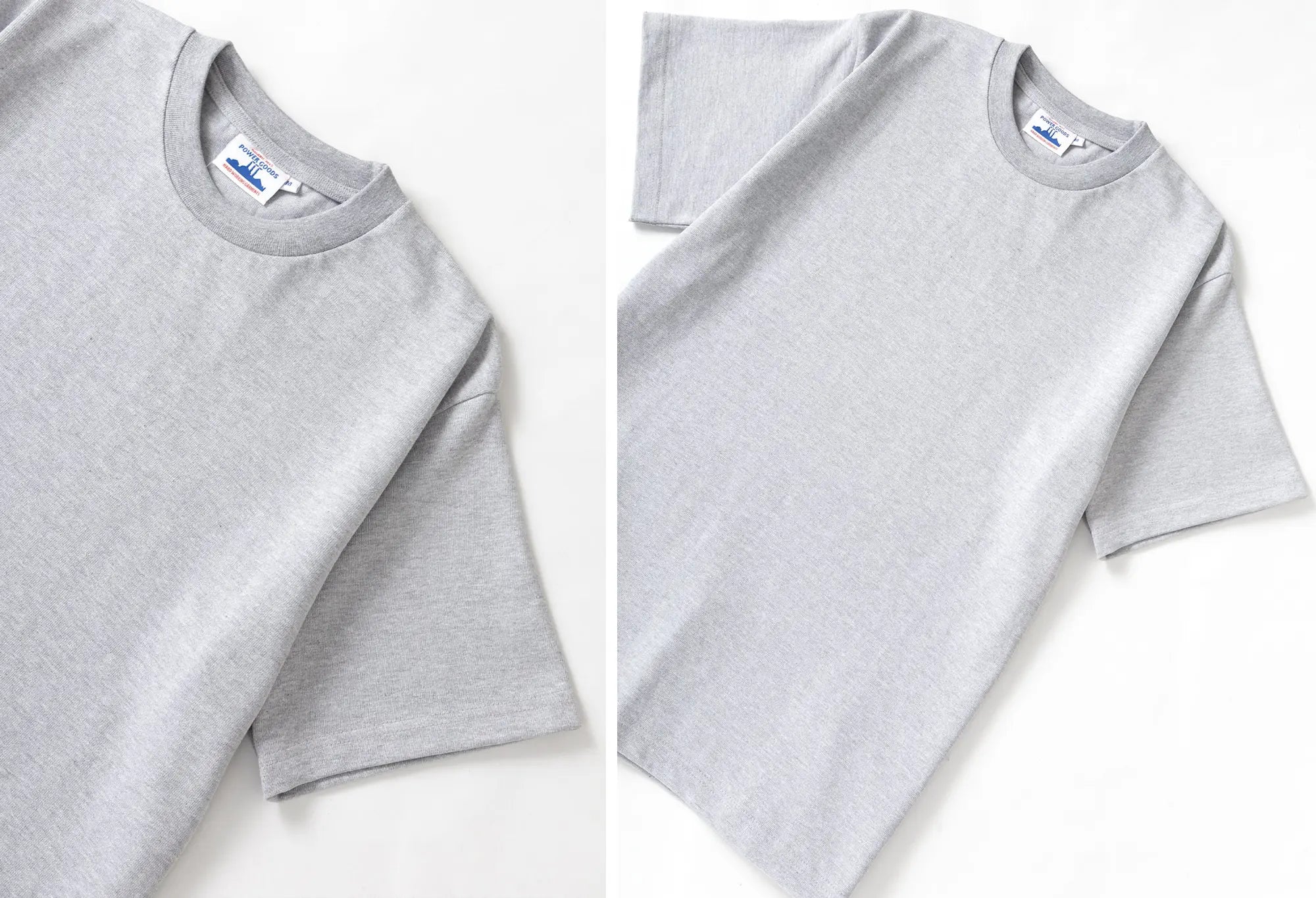 Power Goods Super Weight T-Shirt Gris Power Goods