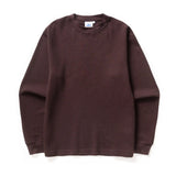 Power Goods Thermal Waffle Long Sleeve Tee - Coffee Power Goods