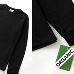 Power Goods Thermal Waffle Long Sleeve Tee - Noir Power Goods