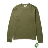 Power Goods Thermal Waffle Long Sleeve Tee -Olive Power Goods