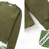 Power Goods Thermal Waffle Long Sleeve Tee -Olive Power Goods