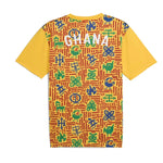 Puma Maillot d'avant-match Ghana jaune 2025 Puma