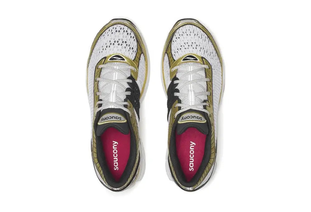 Saucony Pro Grid Paramount White/ Gold Saucony