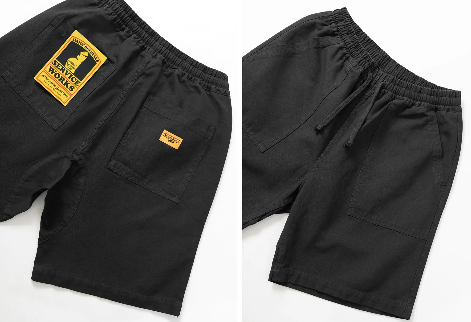 Service Works Canvas Chef Short - Noir - Service Works
