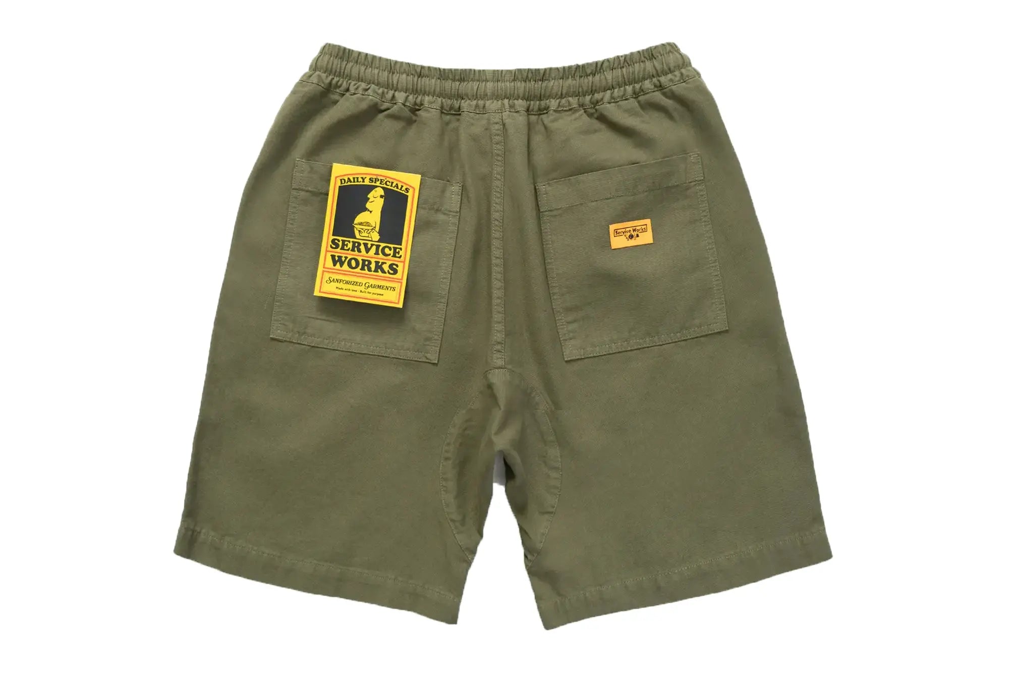 Service Works Canvas Chef Short - Olive - Service Works